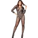 Women's Polymide and Elastane Full Body Stocking