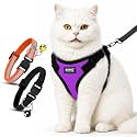 Buraq Pets Cat Harness with Leash with 2 pcs Collor No Pull No Choke