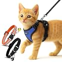 Buraq Pets Cat Harness with Leash with 2 pcs Collor No Pull No Choke