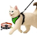 Buraq Pets Cat Harness with Leash with 2 pcs Collor No Pull No Choke