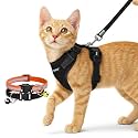 Buraq Pets Cat Harness with Leash with 2 pcs Collor No Pull No Choke