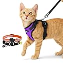 Buraq Pets Cat Harness with Leash with 2 pcs Collor No Pull No Choke
