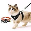 Buraq Pets Cat Harness with Leash with 2 pcs Collor No Pull No Choke