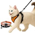 Buraq Pets Cat Harness with Leash with 2 pcs Collor No Pull No Choke