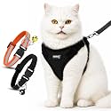 Buraq Pets Cat Harness with Leash with 2 pcs Collor No Pull No Choke