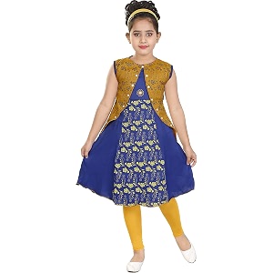 Girls Casual Kurti and Legging Set G909-P