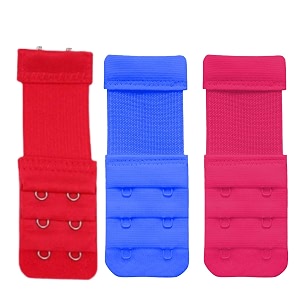 elastic bra hook extender 2hook3 eye with extra elastic- increase band length-bra hook extender combo for women