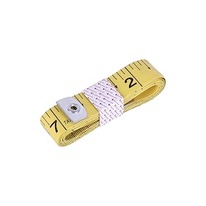 body measuring tape for tailoring amp fitness  150 cm  60 inch dual scale cm amp inch  flexible fiberglass cloth measuring tape for sewing gym amp home useyellow pack of 1
