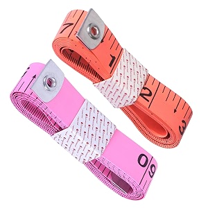 150cm60 inch body measuring tape  tape measurepink orange