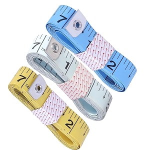 measuring tape - body measurement inch tape - 60 inches150 cms - double side rulers fiberglass flexible portablesewing dress making tailor39s tape-p3 yellow whiteblue