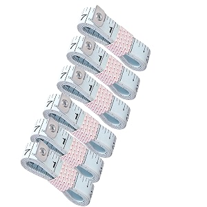 body measuring tape 150cm60 inchsewing tapewhite-6pc