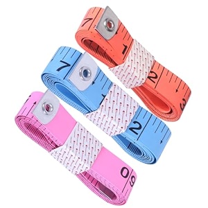 150cm60 inch body measuring tape pink blueorange