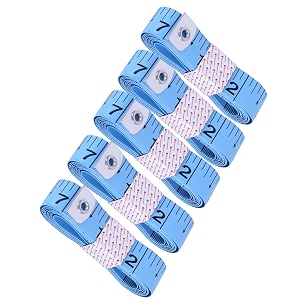 body measuring tape 150cm60 inchsewing tapeblue-5pc