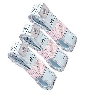 body measuring tape 150cm60 inchsewing tapewhite-3pc