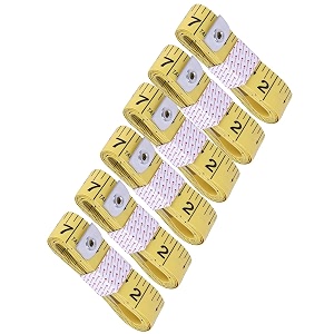 body measuring tape 150cm60 inchsewing tapeyellow-6pc
