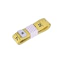 Body Measuring Tape for Tailoring &amp; Fitness | 150 cm / 60 Inch Dual Scale (cm &amp; inch) | Flexible Fiberglass Cloth Measuring Tape for Sewing, Gym &amp; Home Use(Yellow Pack of 1)