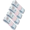 Body Measuring Tape for Tailoring &amp; Fitness | 150 cm / 60 Inch Dual Scale (cm &amp; inch) | Flexible Fiberglass Cloth Measuring Tape for Sewing, Gym &amp; Home Use(White Pack of 4)