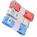 Measuring Tape - Body Measurement Inch Tape - 60 Inches/150 CMs - Double Side Rulers, Fiberglass, Flexible, Portable,Sewing, Dress Making Tailor's Tape-P3 (Blue, White,Orange)