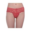 Women's Polyester,Sexy Lace Thong Panty/Bikini Briefs/Low Waist Underwear/Stylish Designer Innerwear(Colour-Red, Sz-L)…