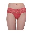 Women's Polyester,Sexy Lace Thong Panty/Bikini Briefs/Low Waist Underwear/Stylish Designer Innerwear Pack of 3(Black,Red,Purple, Sz-S)…