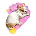 BurgeonNest Small Dog Calming Pillow for Dogs and Cats, Pink L