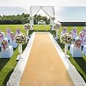 Burlap Aisle Runner for Wedding Ceremony, 3ft x 30ft