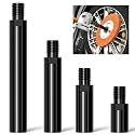 BURMONG Angle Grinder Attachment Kit 4 Extension Shaft (1.96", 2.75", 3.9", 5.5"), 5/8"-11 Arbor for Extend 4-1/2" Angle Grinder