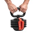Burnlab Stack Adjustable Kettlebell (10kg). Different Weight Levels from 2-40 lbs. Perfect for Abs, Arms, Legs