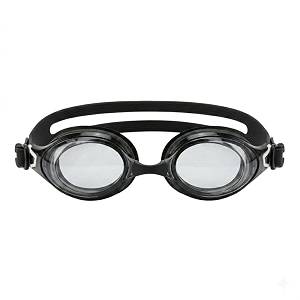 burnlab swimming goggles with power lens for clear underwater vision adjustable fit unisex black pw 20