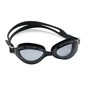 burnlab swimming goggles with power lens for clear underwater vision adjustable fit unisex black pw 15