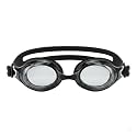 BURNLAB Swimming Goggles with Power Lens for Clear Underwater Vision, Adjustable Fit, Unisex (Black PW 3.0)