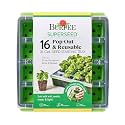 Burpee SuperSeed Seed Starter Tray | 16XL Cells | Reusable &amp; Dishwasher Safe | To Start Vegetable Seeds, Flower Seeds &amp; Plant Seeds | Deep Root