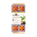 Burpee SuperSeed Windowsill Seed Starting Tray | 8 XL Cell | Seed Starter Tray | Reusable & Dishwasher Safe | Window Garden Starting Kit | Orange