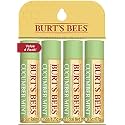 Burt's Bees 100% Natural Origin Moisturizing Lip Balm, Cucumber Mint with Beeswax, 4 Tubes