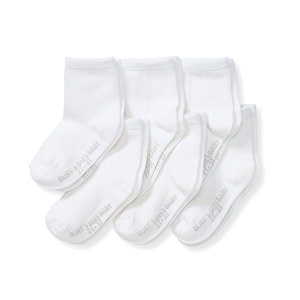 burt39s bees baby unisex baby 6-pack ankle socks with non-slip grips made with organic cotton