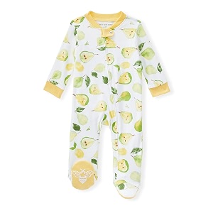 burt39s bees baby unisex-baby sleep amp play organic one-piece romper-jumpsuit pj zip front footed pajama