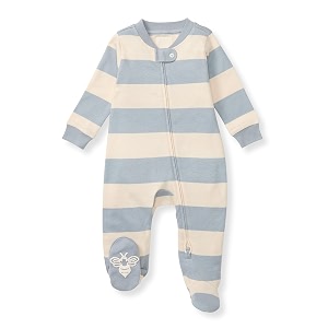 burt39s bees baby unisex-baby sleep amp play organic one-piece romper-jumpsuit pj zip front footed pajama