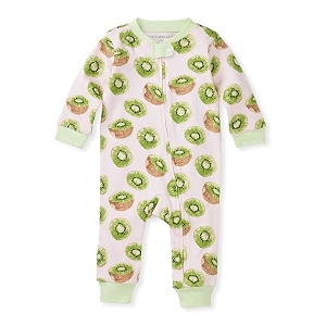 burt39s bees baby unisex-baby sleep amp play organic one-piece romper-jumpsuit pj zip front footed pajama