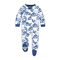 Burt's Bees Baby unisex-baby Sleep &amp; Play, Organic One-piece Romper-jumpsuit Pj, Zip Front Footed Pajama