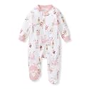 Burt's Bees Baby unisex-baby Sleep &amp; Play, Organic One-piece Romper-jumpsuit Pj, Zip Front Footed Pajama