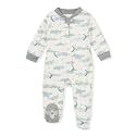 Burt's Bees Baby unisex-baby Sleep &amp; Play, Organic One-piece Romper-jumpsuit Pj, Zip Front Footed Pajama