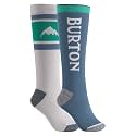Burton Women's Weekend Midweight Ski/Snowboard Sock 2-Pack