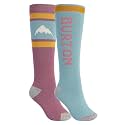 Burton Women's Weekend Midweight Ski/Snowboard Sock 2-Pack
