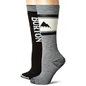 Burton Women's Weekend Midweight Ski/Snowboard Sock 2-Pack