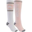 Burton Women's Weekend Midweight Ski/Snowboard Sock 2-Pack