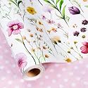 Burymento Flowers Wrapping Paper Reversible Wave Point