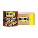 Bush’s Best Baked Beans, Country Style Seasoned Beans in Savory Sauce for BBQ, Cookouts, Side Dishes and Easy Meals, 8.3 Ounce (Pack of 18)