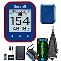 Bushnell Golf Phantom 3 Slope GPS Handlheld (Red/Blue) | 38,000+ Courses, Slope Compensation, Hazard Info, Distance Calculator, Scorekeeping, Magnet Mount, Touchscreen | Signature Series Power Bundle