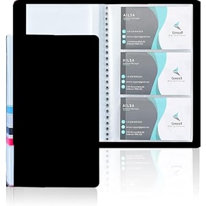 business card organizer business card holder book portable business card binder file sleeve storage business card holders name card holder 120 pockets
