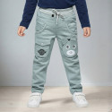 Busted Regular Fit Boys & Girls Light Green Trousers